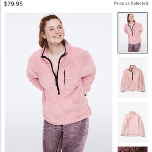 Victoria secret PINK Sherpa jacket pullover